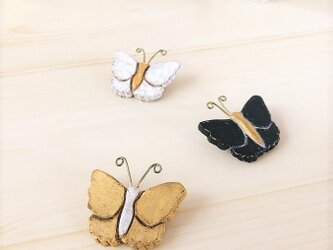 蝶のブローチ/GDの画像