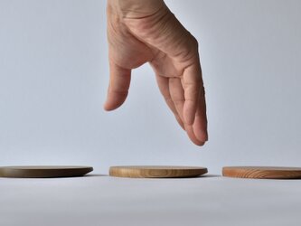 ほうの木のコースター・ 円の画像