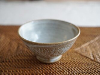 月下白とびかんな飯わん　No.912の画像