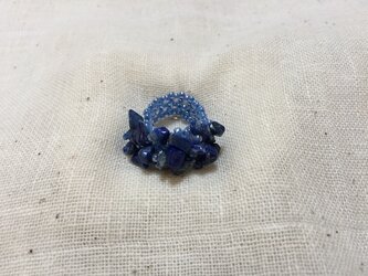 f-ringラピスラズリのリングの画像