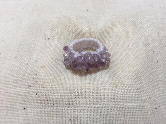 f-ringアメジストのリングの画像