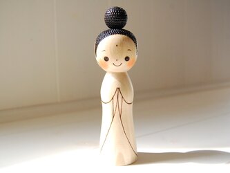 ［conocokeshi］仏像こけし＊祈り＊［１６８］の画像