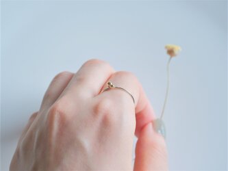 シルバー×K10YG　コンビリング lítið　froðu ringの画像