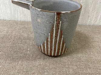 彩泥色絵片口の画像