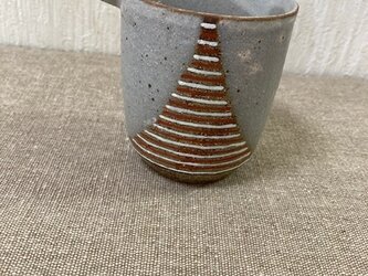彩泥色絵片口の画像
