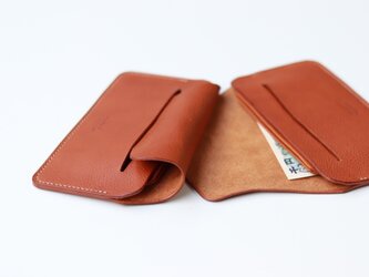 手縫い長財布 CAMEL（牛革）