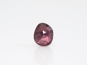Pink tourmaline mirror earring / Singleの画像