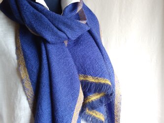 手織りストール　～wool～の画像