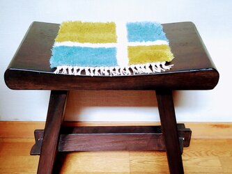 手織り椅子敷き・1　～wool～の画像