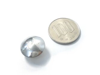 コンチョ レザークラフト金具　silver925 英数字彫金の画像