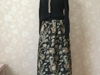 ジャガード織りスカートの画像