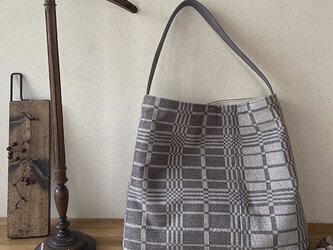 bag[手織りワンショルダーバッグ]ベージュの画像