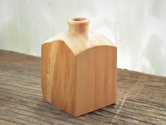 一輪挿し　「桧」　木を愛でるの画像