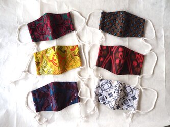 《選べる2枚セット》刺繍生地のコットンマスク(2)/送料無料の画像