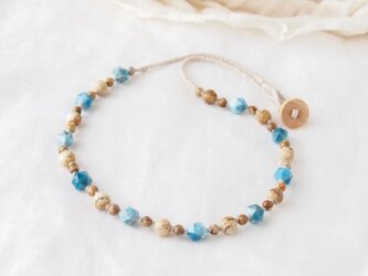 Earth Blue（short necklace）の画像