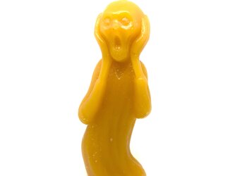 SOLID DESIGN SDC-001 世界の偉人シリーズ ムンクの叫び天然蜜蝋キャンドルの画像