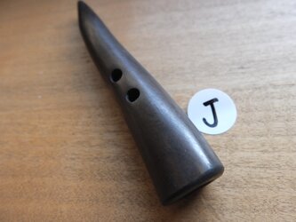 日本の鹿角先で作ったダッフルボタンJ草木染の画像