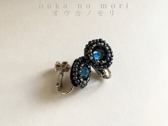 dark Star イヤリング(夜空の流星)　／受注制作／ouka no mori ｜オウカノモリの画像