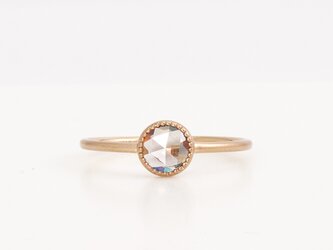 Rosecut diamond ring / Round milgrainの画像