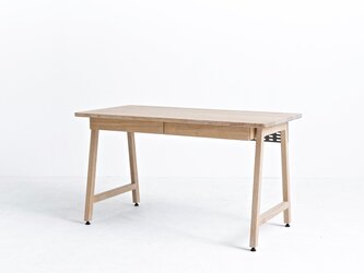 <work talk desk>リモートワーク向けデスク  1200x650サイズ+引き出しx２（受注制作）の画像