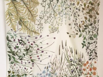 ウールスカーフ「wildflower-AW」の画像