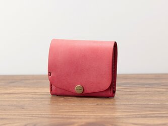 BRIDLE  二つ折り財布／ レッド※受注製作の画像
