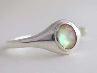 Hi-Bi 夜光貝×水晶 ダブレット バングル