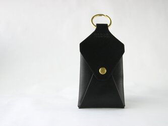カードの入るキーホルダー　ブラックの画像
