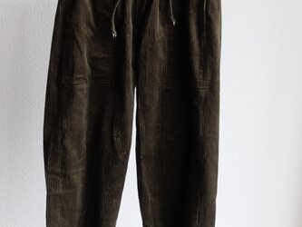 【受注生産】木間服装製作 / pants コーデュロイ khaki / unisexの画像