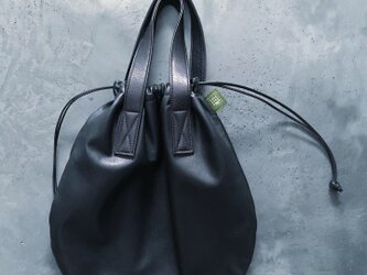 CIRCLE TOTE M-SIZE WATER PROOF GOAT LEATHERの画像