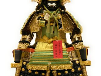 新商品　五月人形　鎧飾り　松刀（しょうとう）5号大鎧収納飾りの画像