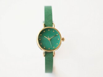 iroha 緑青 真鍮シンプルケース（受注生産）| ハンドメイド腕時計の画像