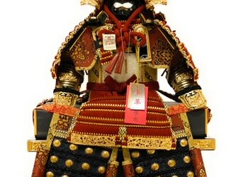 新商品　五月人形　鎧飾り　竹雀（たけすずめ）5号大鎧櫃飾り　春日大社祈蔵模写の画像