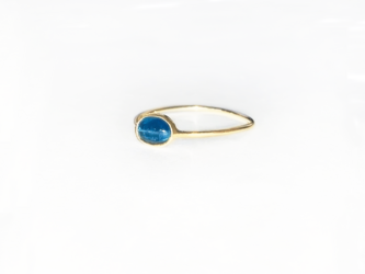 一点もの k18 Cat’s eye Apatite リング/ 受注制作の画像