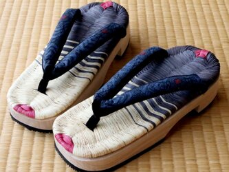 『日光下駄』8寸(約24～25cm)■栃木県の伝統工芸品■手仕事一点物【オーダー可・サイズ違いも制作できます】の画像