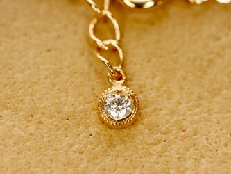 【EN JEWELLERY専用オプション】K10ブレスレット用エンドチャーム（ダイヤモンド）の画像