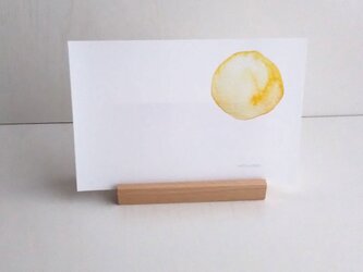 水彩画「ムーン」ポストカード　2枚セット　シンプル　ナチュラコ　　ナチュラル　アート　naturakoの画像