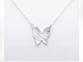 〚 butterfly 〛sv925 simple butterfly necklaceの画像