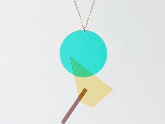 SUN  jewelry：ネックレス（アンバー・グリーン・ブラック）アクセサリー　アクリルの画像