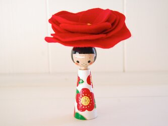 ＊あなたの為に咲く花＊指人形・hand puppet［８２］の画像
