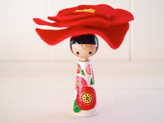 ＊あなたの為に咲く花＊指人形・hand puppet［８３］の画像