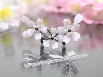 さくら舞う 帯留め