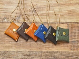 栃木レザー 四角い コインケース アクセサリーケース 小物入れ 小銭入れ 牛革 本革 全6色 JAK059の画像