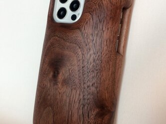 木製iPhoneケース（ウォルナット・フルカバー）（iPhone 12 Pro）の画像