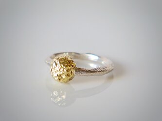 1点物★ Crater ring（sv＊brass）の画像