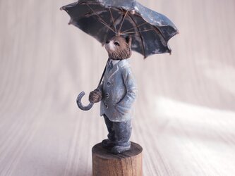 受注制作　雨を仰ぐ（塑像）の画像