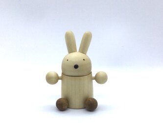 応援マスコットウサギさんのチアリーダー(受注制作)の画像