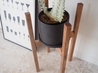 プランターラック フラワースタンド/花瓶 植木鉢の画像