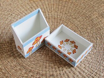 きのこの小箱セット（ブルー）の画像