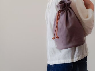 Cotton One shoulder ruck sack-short　【受注制作】　コットンワンショルダーリュック　ショートの画像